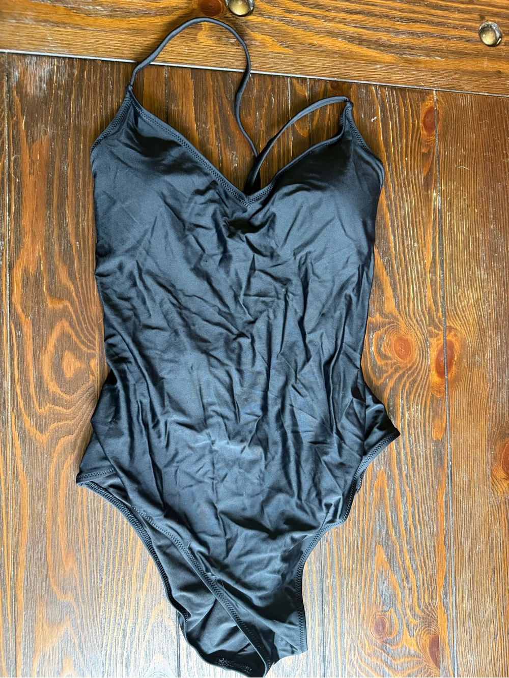 aerie Black One-Piece Swimsuit